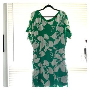 New Directions Dress with hibiscus print!